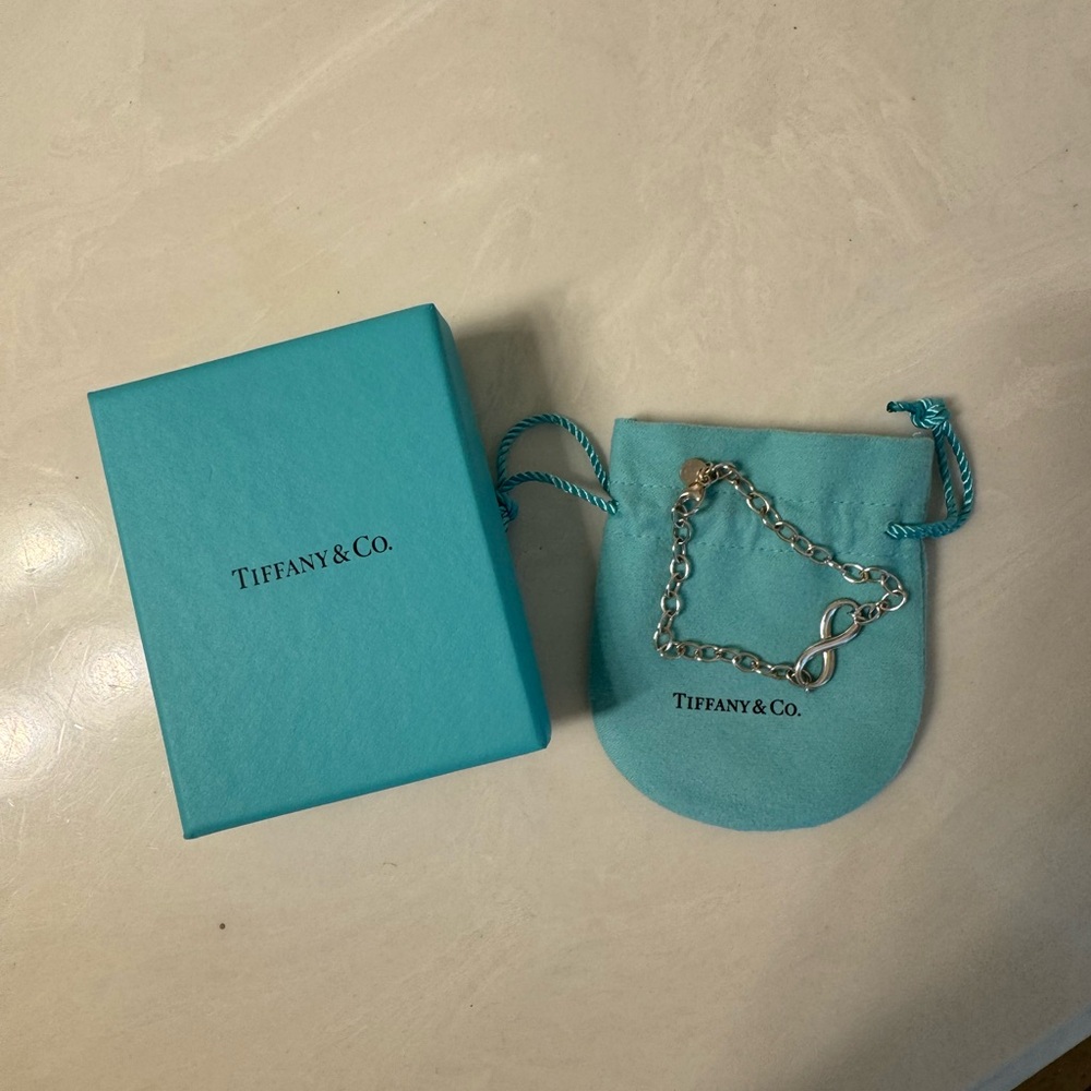 Tiffany & Co. Silver Infinity Chain Bracelet